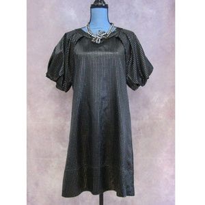 NEW Martina Pink Black w/ Silver Stars Dress Sz 8